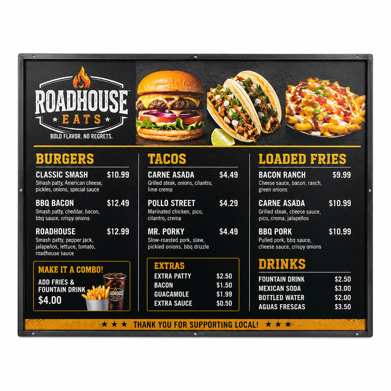 Food Truck Menuboards