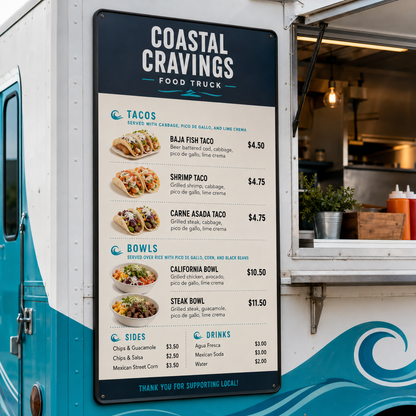Food Truck Menuboards
